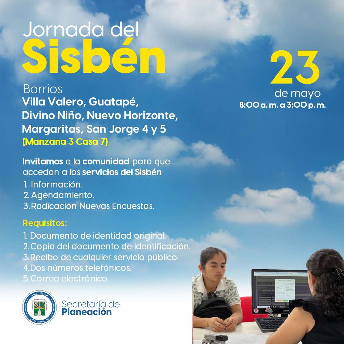 Jornada de acceso al Sisbén