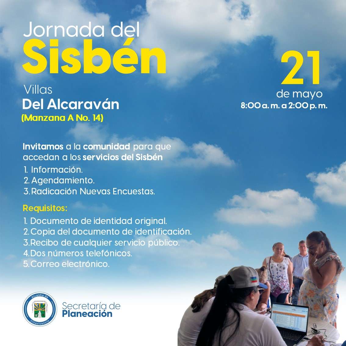 Jornada de acceso al Sisbén