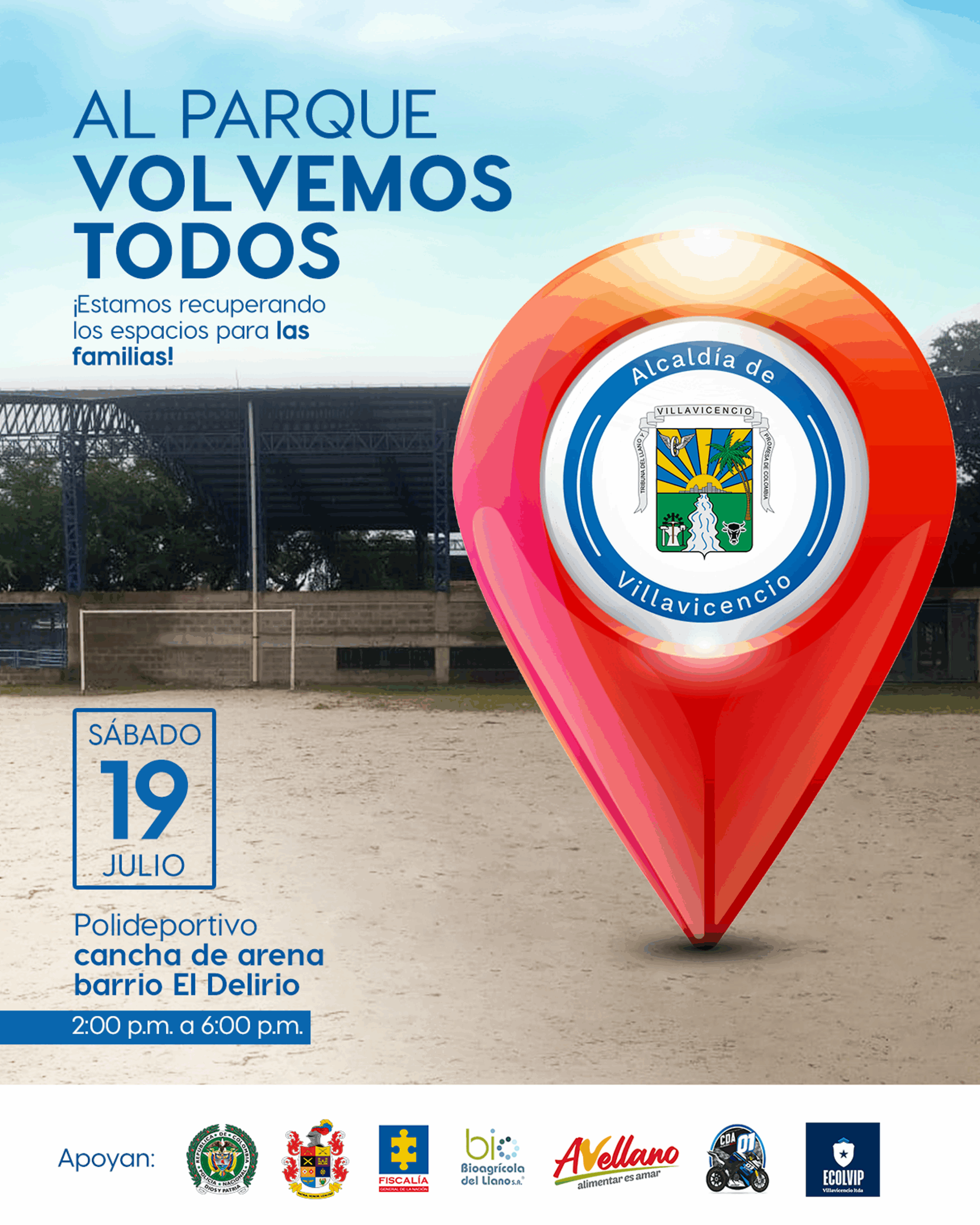 Al Parque Volvemos Todos POLIDEPORTIVO BARRIO EL DELIRIO COVISAN