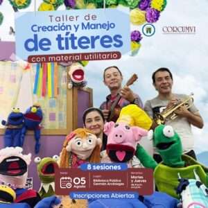 Taller de creación y manejo de títeres