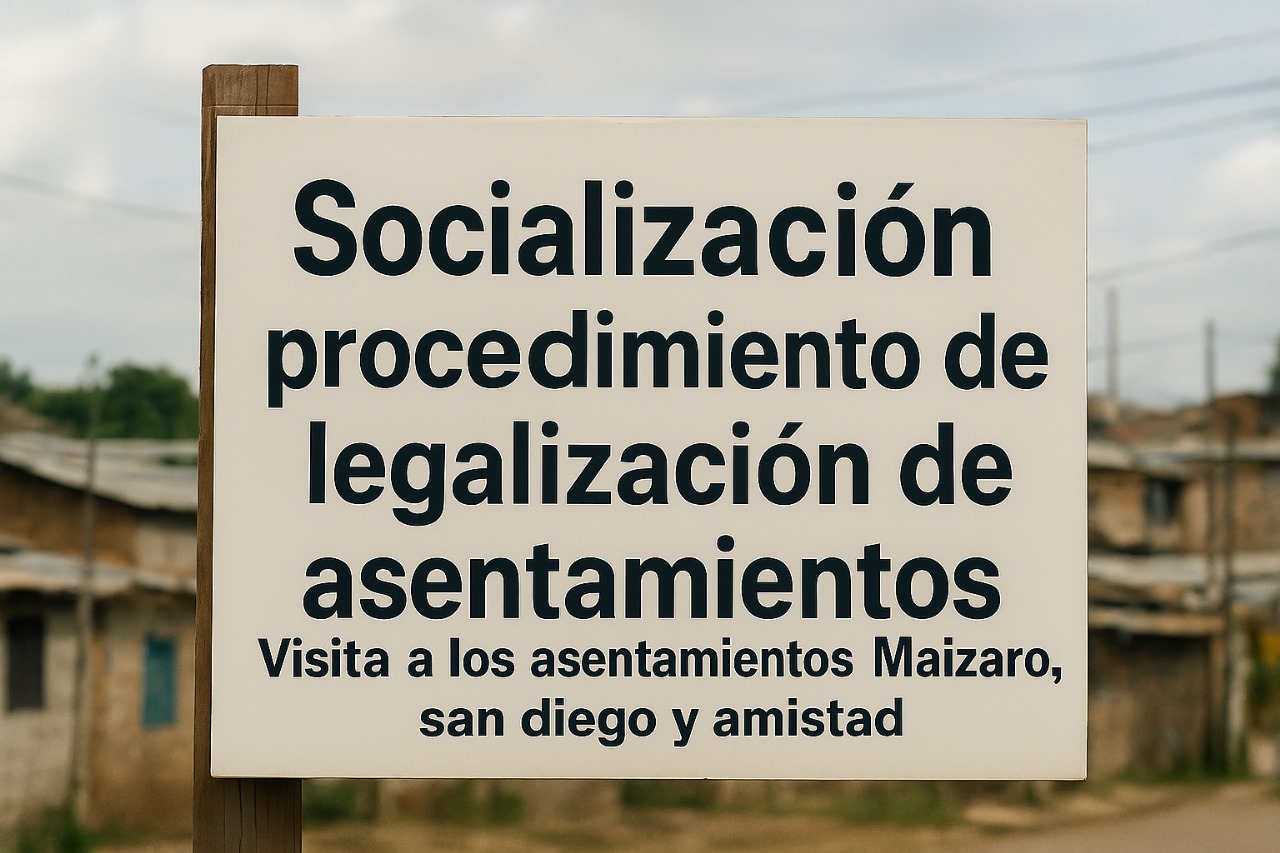 Socialización Proceso de legalización Barrio Mizaro