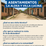 Socialización de legalización barrio la Aldea y Villa Luciana