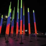 Así es la nueva plazoleta de la luz, el regalo de alborada para Villavicencio en su aniversario 186