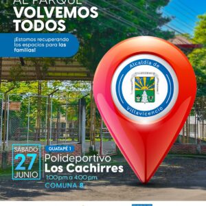 Al Parque Volvemos Todos Polideportivo los Cachirres Guatapé 1