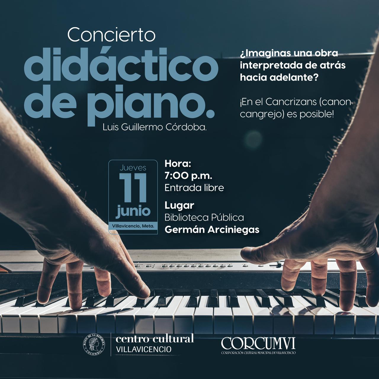 Concierto didáctico de piano