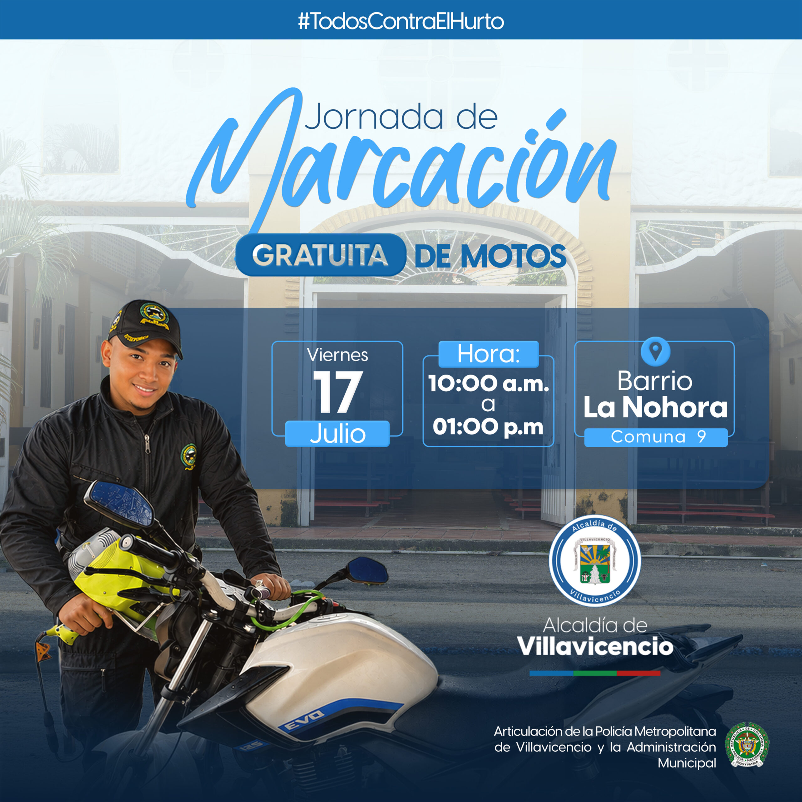 MARCACIÓN DE MOTOS BARRIO LA NOHORA